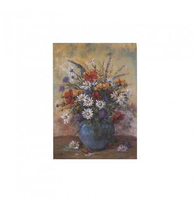 Aranjament floral - tablou pe sevalet