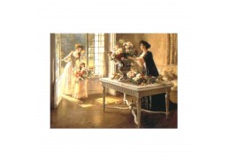Familie aristocrata - tablou pe sevalet