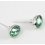 Green Drop - Cercei rodiati si decorati cu cristal austriac