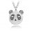 Panda - Colier cu cristale Swarovski