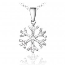 Pandant "Winter Magic Silver 925 Crystal Diamonds"