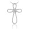 Pandantiv Fine Luxury Silver Cross Argint 925