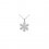 Colier - Snowflake with crystals