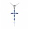 Colier din argint Blue Faith