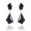 Cercei Geometric Black - PARURE Milano