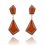 Cercei Geometric Red - PARURE Milano