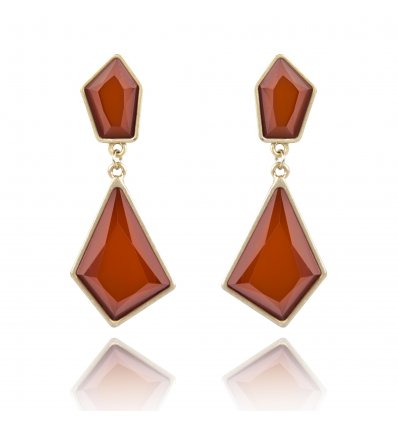 Cercei Geometric Red - PARURE Milano