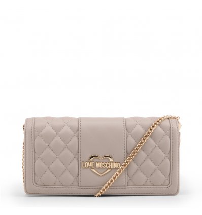 Clutch Love Moschino (Cream)