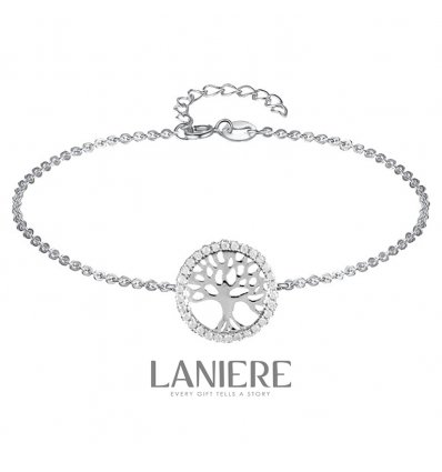 Bratara din argint 925 cu cristale Tree Of Life - LANIERE