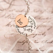 Bratara din Argint 925% "Be Happy" LANIERE Life
