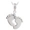 Colier din argint "Precious Baby Steps White"