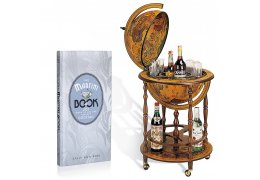 Minibar din lemn - glob pamantesc "Around The World"