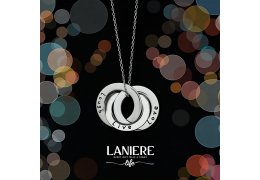 Colier din argint „Live. Love. Laugh” - Wear your feelings!  LANIERE Life