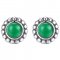 Cercei Argint Royal Emerald