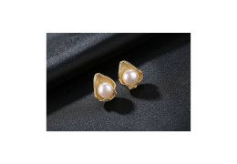 Cercei Perla D'oro Gold Rose