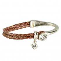 Bratara cu cristale Swarovski -"Sanssa Brown" - PARURE Milano