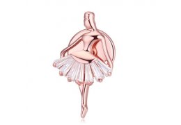 Brosa cu cristale cubic zirconia Prima Balerina