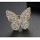 Brosa cu cristale cubic zirconia Luxury Butterfly