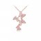 Colier "Rose Butterflies"