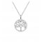 Colier din argint 925 cu cristale cubic zirconia Tree Of Life Silver