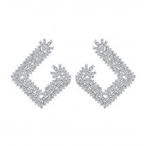 Cercei cu cristale Swarovski Elements Crystal Diamonds