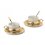 Gold Plated - Set de Espresso made by Chinelli Italy