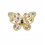 Spring Joy Butterfly - Brosa decorata cu cristale cubic zirconia