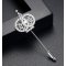 Brosa Delicate Crown cu cristale cubic zirconia