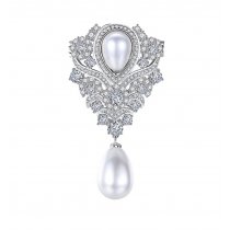 Elegant Brooch - Brosa cu cristale cubic zirconia