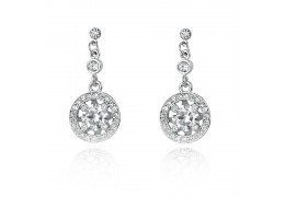 Cercei cu cristale Swarovski "Perfect Circle"
