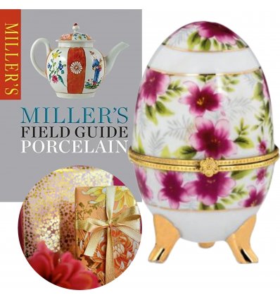 Caseta Ou Faberge din Portelan 