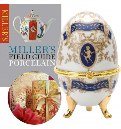 Caseta Ou Faberge din Portelan 