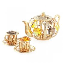 Figurina Set de Ceai cu Cristale Swarovski