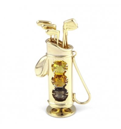 Figurina Set de Golf cu Cristale Swarovski