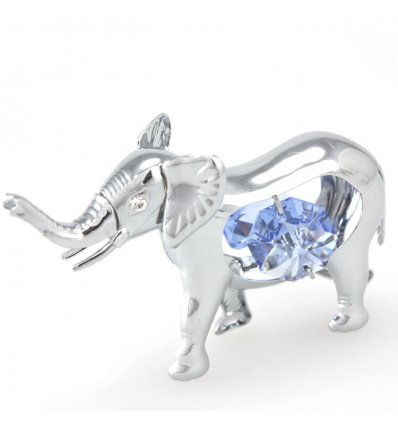 Figurina Elefant cu Cristale Swarovski