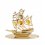 Corabie Gold Ship cu cristale Swarovski