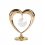 Gold Heart - Marturii nunta cu cristale Swarovski