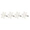 Inele argintate pentru servetele Snowflake