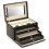Caseta pentru bijuterii Friedrich Black Crocodile