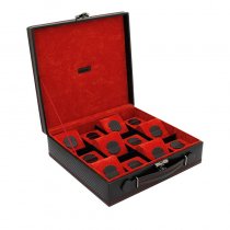 Caseta din piele pentru 12 ceasuri Carbon Fridrich