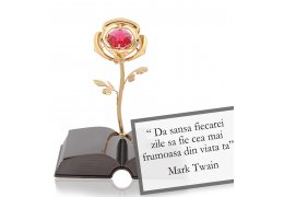 Mark Twain - Despre viata -  Colectia "Citate motivationale cu cristale Swarovski"