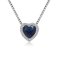 Colier "Infinity Blue" decorat cu cirstale