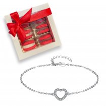 Be My Valentine - Bratara din argint 