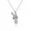 Colier Hey Bunny decorat cu cristale