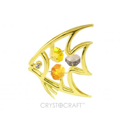 Pestisorul de Aur cu cristale Swarovski