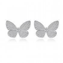 Cercei cu cristale Butterfly Glow