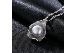 Colier din argint 925 Grey Pearl
