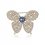 Brosa din argint 925 Delicate Butterfly
