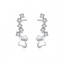 Cercei din argint 925 Love Butterfly