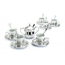 Set argintat pentru cafea by Chinelli Italy